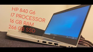 HP 840 G6 I7 16GB Ram 256GB SSD