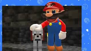 Mario plays Minecraft (smg4) but its just peanut moments