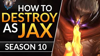 The ULTIMATE JAX Guide - PRO Tips and Tricks for Season 10 Top Lane | LoL Challenger Guide