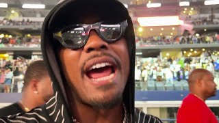 JERMALL CHARLO SAYS CRAWFORD GETS A*** KICKED BY ERROL SPENCE; REACTS TO UGAS STOPPAGE BY SPENCE