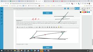 Proving Theorems about Parallelgrams Part 1
