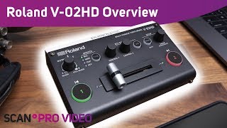 Roland V-02HD Video Mixer Tutorial Overview!