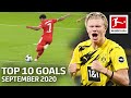 Top 10 Goals September - Vote For The Goal Of The Month