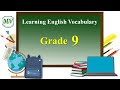 MV Learning Vocabulary G. 9 Semester 1 (No.1-10)