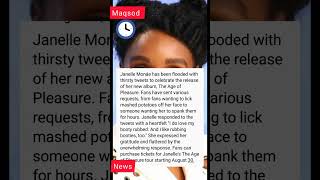Janelle Monáe Read Thirst Tweets, And Her Reactions Have Me Blushing #shortsvideo