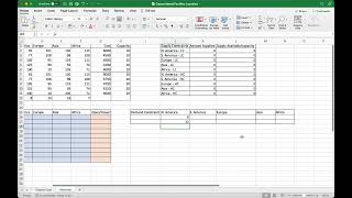 Capacitated facility location- Excel Solution