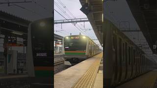 上野東京ライン                                                     E233系＋E231系併結編成