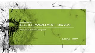 Webinar: End-to-end Juniper Device Lifecycle Management