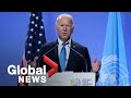 COP26: Biden says summit must start 