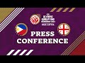 Philippines v Georgia - Press Conference | FIBA Olympic Qualifying Tournament 2024 - Latvia