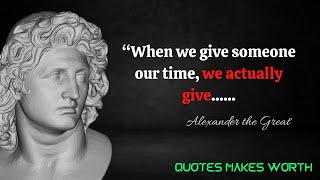 Alexander the Great Motivational Speech | Top Lessons from Alexander the Great | QUOTES MAKES WORTH