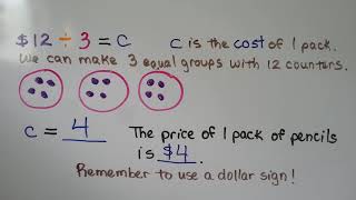 3rd Grade Math 7.10, Problem Solving, Two-step Word Problems