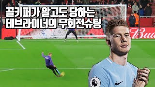 EPL 1위 데브라이너의 슈팅 수준 ㄷㄷ