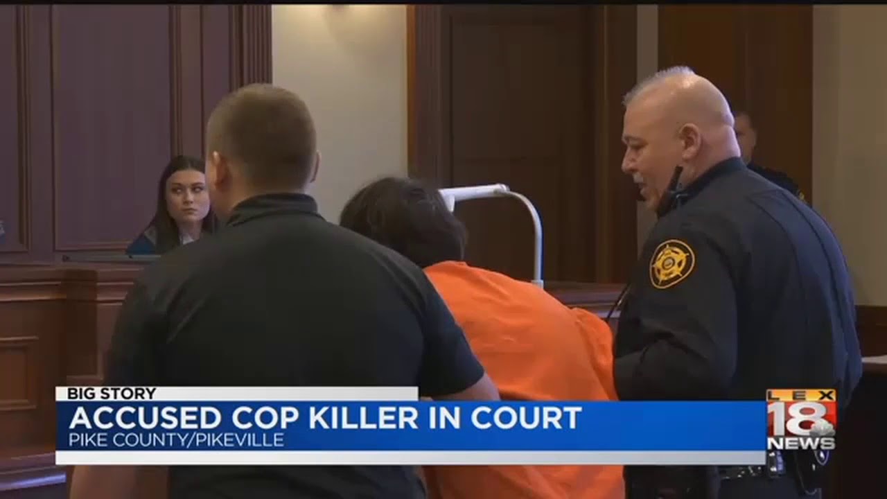 Accused Cop Killer In Court - YouTube