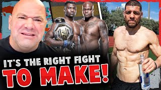 Dana White REVEALS Ngannou vs Lewis in the works & GOES OFF on Jake Paul, Nick Diaz RIPPED