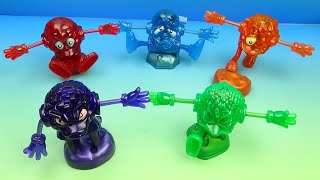 2003 LOOGEEZ set of 5 McDONALD'S HAPPY MEAL COLLECTIBLES VIDEO REVIEW