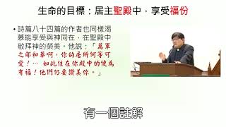 20180708 台語信息 牧心系列（七）【灰心（沮喪）】 中文字幕版