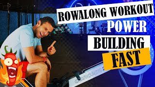 Awesome Power Building Rowing Machine Workout - RowAlong Interval Training