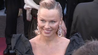 Pamela Anderson on the red carpet for the Premiere of 120 battements par minutes
