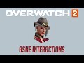 Overwatch 2 Second Closed Beta - Ashe Interactions + Hero Specific Eliminations