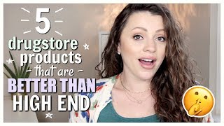 5 DRUGSTORE PRODUCTS that are BETTER than HIGH END!