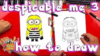 How to draw minions easy for kids, Despicable me 3 _ Part 3