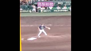 20240915　高梨裕稔の投球練習　#shorts　東京ﾔｸﾙﾄｽﾜﾛｰｽﾞ　投球ﾌｫｰﾑ@阪神甲子園球場･ﾚﾌﾄ外野