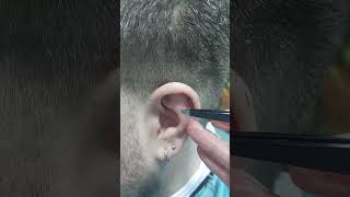 Kulak kıllı saç kılından uzunmu olur demeyin bunu görünceye kadar Berber Hair Barber ...?