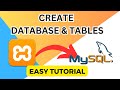 How to create a Database and Tables in XAMPP MySQL (2023 Update)