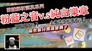 【RO 愛如初見】粉藍之音v.s純白樂章｜技能傷害%等於全屬性技能傷害%嗎？｜強弱因職業不同的主因？｜#ro #攻略 #愛如初見 #寵物 #健檢