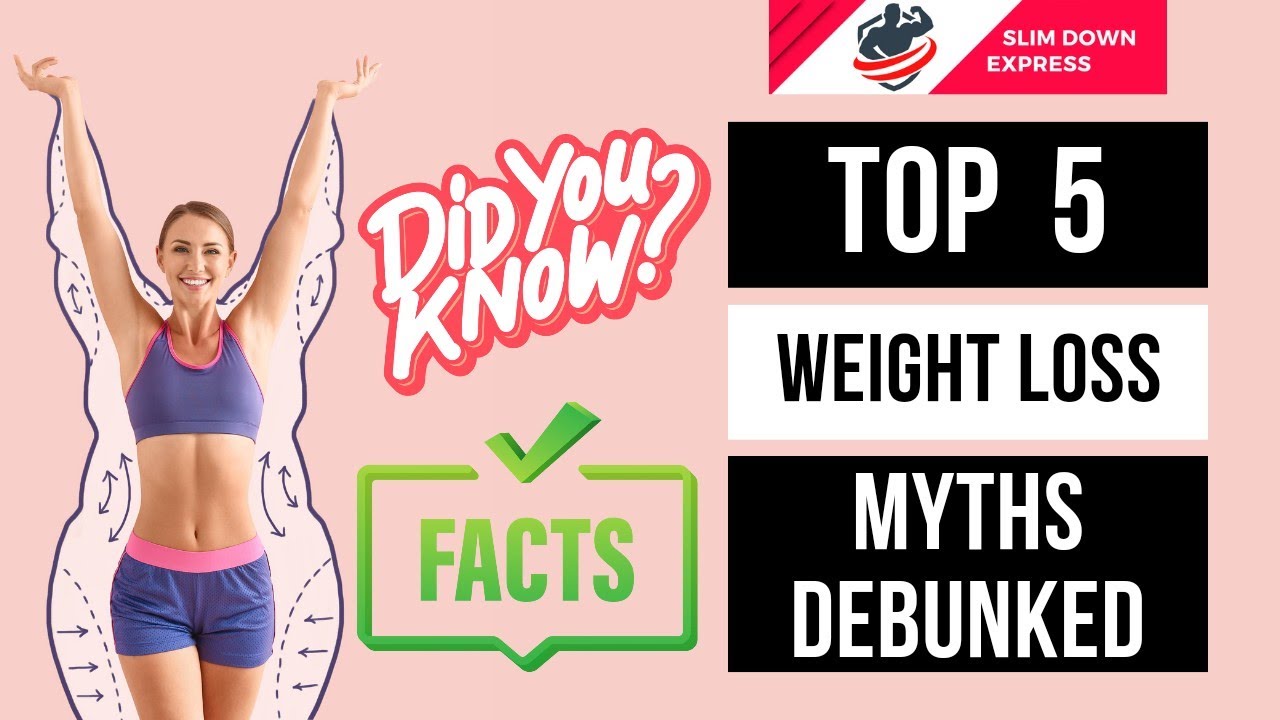 Top 5 Weight Loss Myths Debunked | Don't Let These Myths Stop You From ...