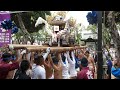 2023年　姫路市　浜の宮天満宮の秋祭り　on　2023 10 8　その5　大浜の台場の練り