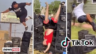 TikTok's Viral Milk Crate Challenge Causing Life-Threatening Conditions!