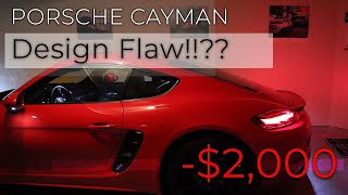 Porsche Cayman S - 718 Owner's Beware - Design Flaw May Costs You Thousands