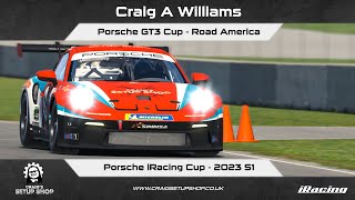 iRacing - 23S1 - Porsche GT3 Cup - Porsche iRacing Cup - Road America - CAW