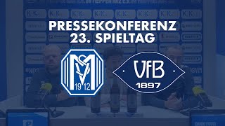 Pressekonferenz SV Meppen - VfB Oldenburg 23. Spieltag