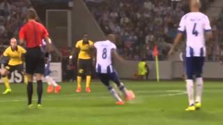Yacine Brahimi Fanstastic Free Kick Goal vs Lille 2 0 2014 HD