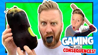 Gaming with Consequences: LOSER eats WEIRDO Food! / K-City Family