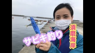 『須磨海岸』女性スタッフ、サビキやライトキャストで楽しい！　fishingmax神戸ハーバー店