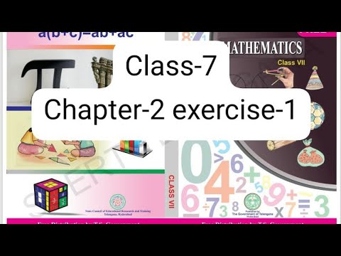 7th Class Maths Chapter 2 Exercise 1 Part 1 Youtube