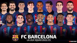 Squad Barcelona 2022/2023 - FC Barcelona