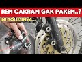 Piringan baru, sil master baru, tapi rem cakram keras dan gak pakem? ini penyebabnya..