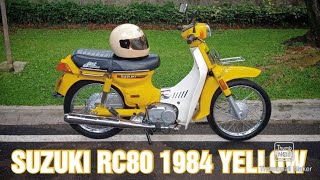 DIJUAL Suzuki RC80 1984 Yellow (SOLD)