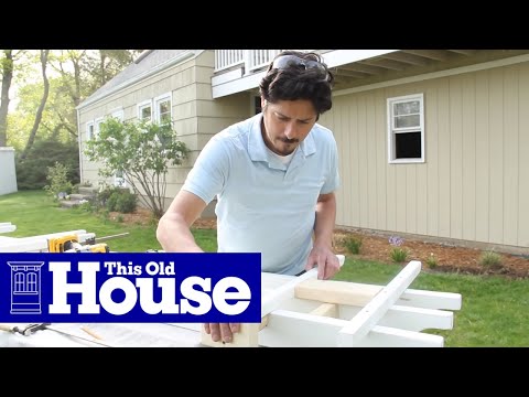 How to Build a Garage Pergola - This Old House How to Build a Garage Pergola - This Old House