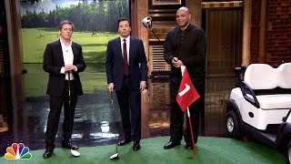 Hallway Golf with Hugh Grant and Charles Barkley