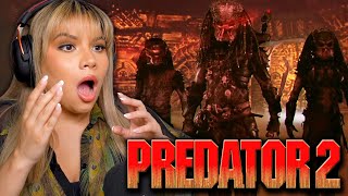 ACTRESS REACTS to PREDATOR 2 (1990) first time watching *DANNY GLOVER IS AWESOME*
