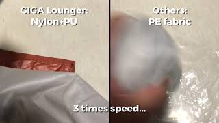 GIGA Lounger---Compared with the PE Fabric