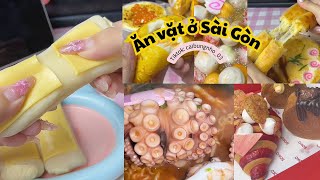 Unboxing những món ăn vặt hot ở Sài Gòn 2024 | bánh croisant đẫm nhân giòn rụm