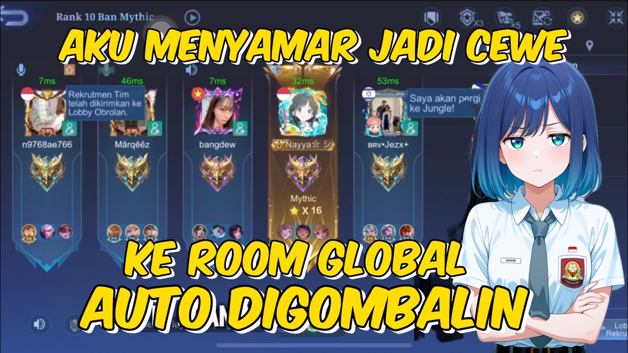 Menyamar Jadi Cewe Dan Masuk Ke Room Global Ketemu Buaya рџђљ Lagi Open