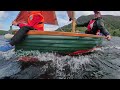 sailing on ullswater in a dinghy rented from glenridding sailing centre